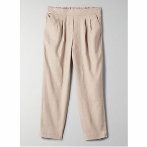 Babaton Cohen Pant Linen Cropped Sz 10